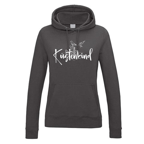 Küstenkind Möwe Damen Kapuzenpulli