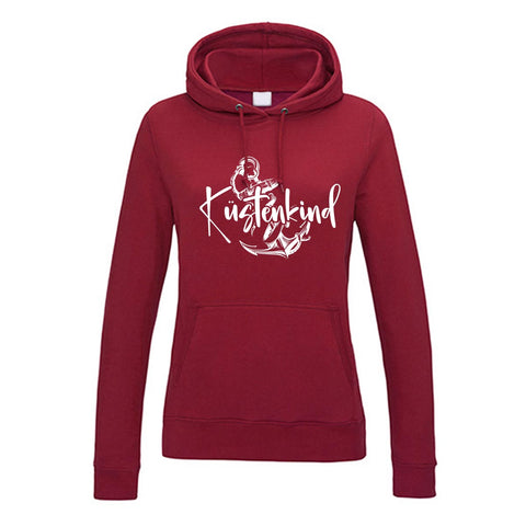 Küstenkind Anker Damen Kapuzenpulli