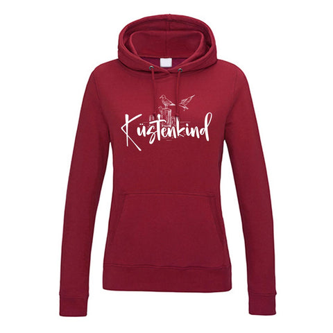 Küstenkind Möwe Damen Kapuzenpulli