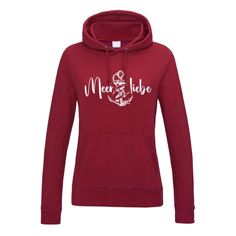 Meer liebe Damen Kapuzenpulli