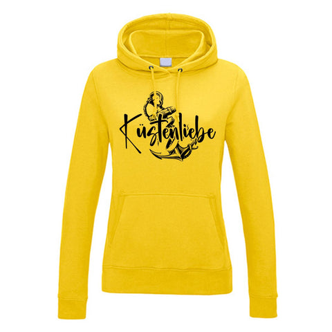 Küstenliebe Anker Damen Kapuzenpulli