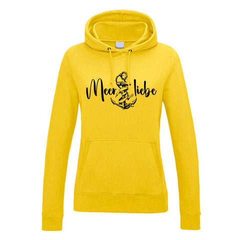 Meer liebe Damen Kapuzenpulli