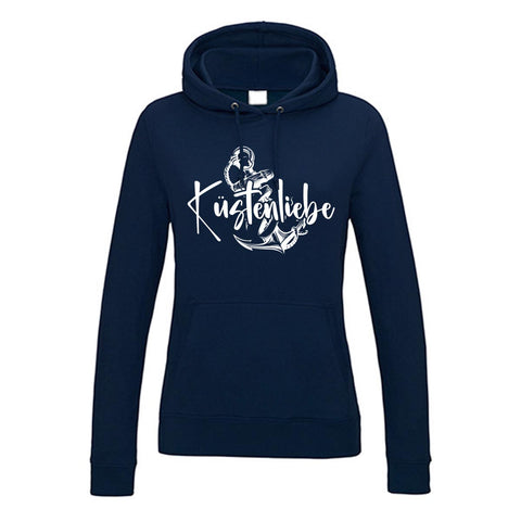 Küstenliebe Anker Damen Kapuzenpulli