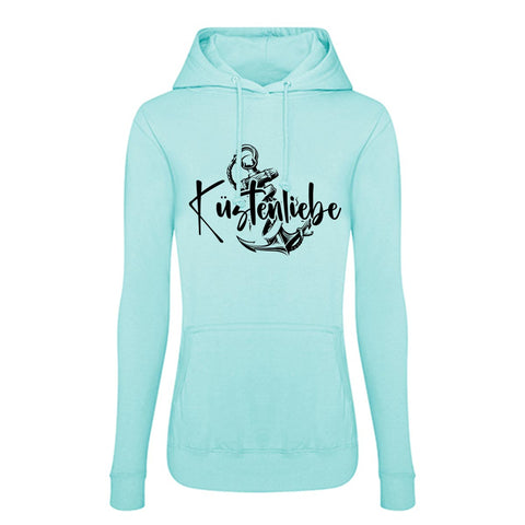 Küstenliebe Anker Damen Kapuzenpulli