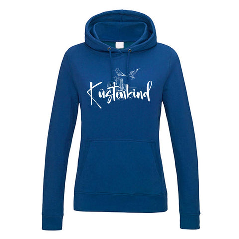 Küstenkind Möwe Damen Kapuzenpulli