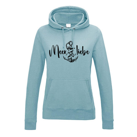 Meer liebe Damen Kapuzenpulli