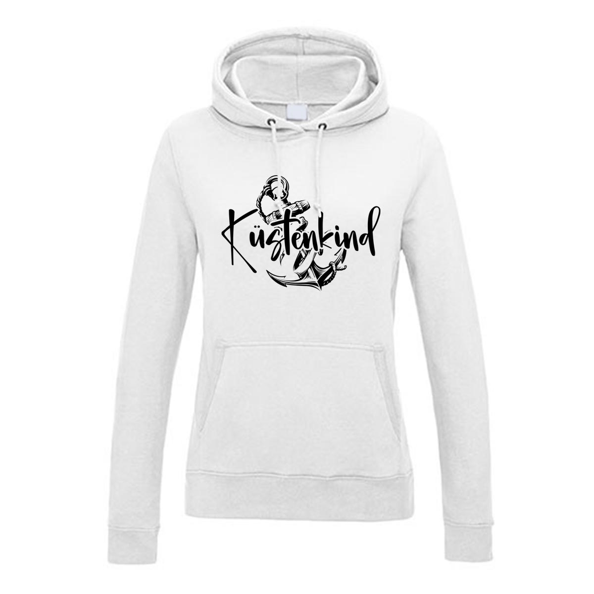 Küstenkind Anker Damen Kapuzenpulli