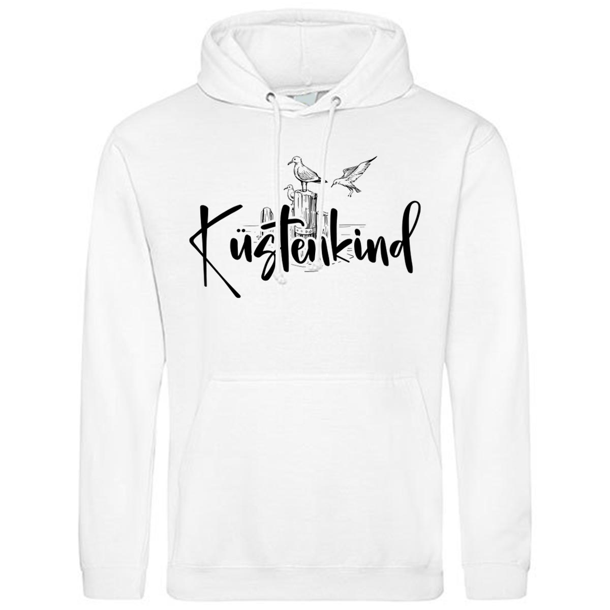 Küstenkind Möwe Herren Kapuzenpulli