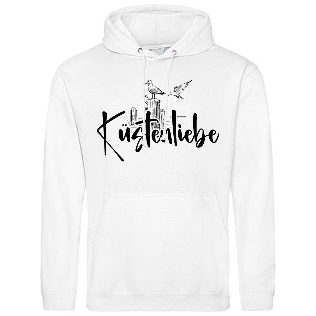 Küstenliebe Möwe Herren Kapuzenpulli